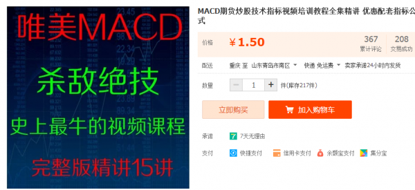 MACD期货炒股手艺目标视频培训教程