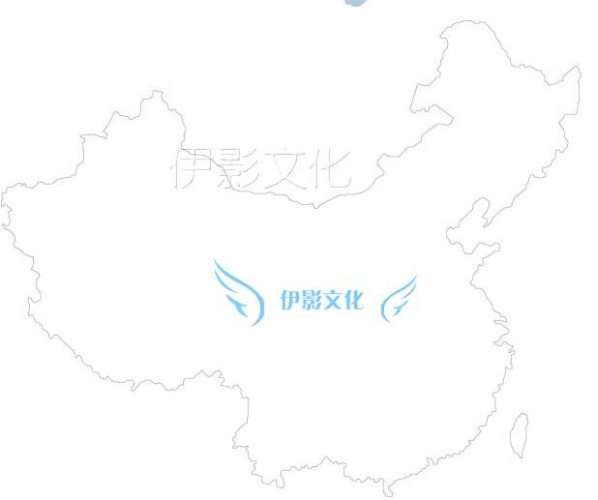 空缺中国舆图矢量素材