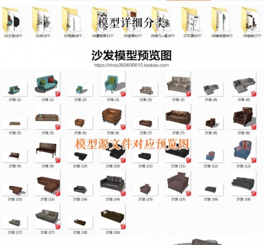 sketchup模子 LOFT产业风室内乱家拆齐屋整套家具草图巨匠su模子库