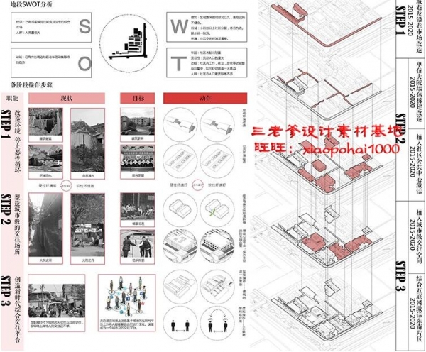 展板排版PSD源文件 室中修建设想计划环艺做品PS模板分层素材