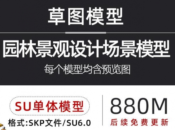 烧毁工场堆栈厂房革新LOFT产业风革新SketchUp办公楼创意园SU模子