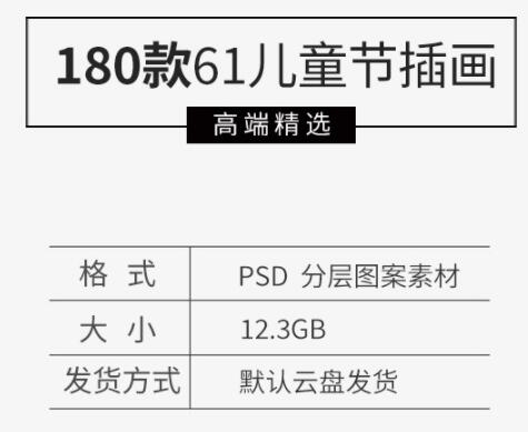 2022六一61女童节欢愉心爱卡通童年脚画插绘海报PSD分层设想素材