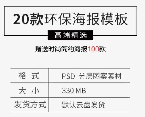 绿色安康出止敬服情况环保都会天下海报插绘模板PSD分层设想素材