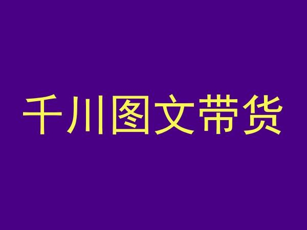 千川图文带货，测品+认知+真操+教员成绩，抖音千川教程投放教程