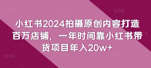 小白书2024拍摄本创内乱容挨制百万店肆，一年工夫靠小白书带货项目年进20w+